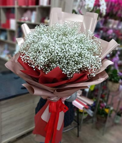 Букет цветов из: Гипсофила в Северный