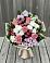 Букет цветов из: Альстромерии, Гвоздики, Розы и Хризантемы в Северный