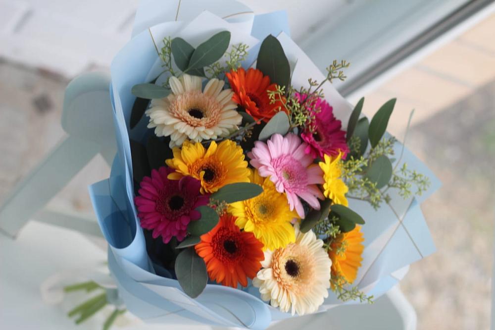 Букет цветов из: Герберы в Северный