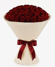Букет 101 Бордовая роза Блэк Бакарра в Северный