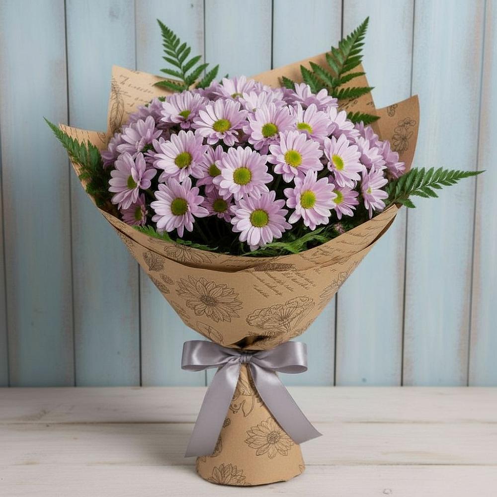 Букет цветов из: Хризантемы в Северный