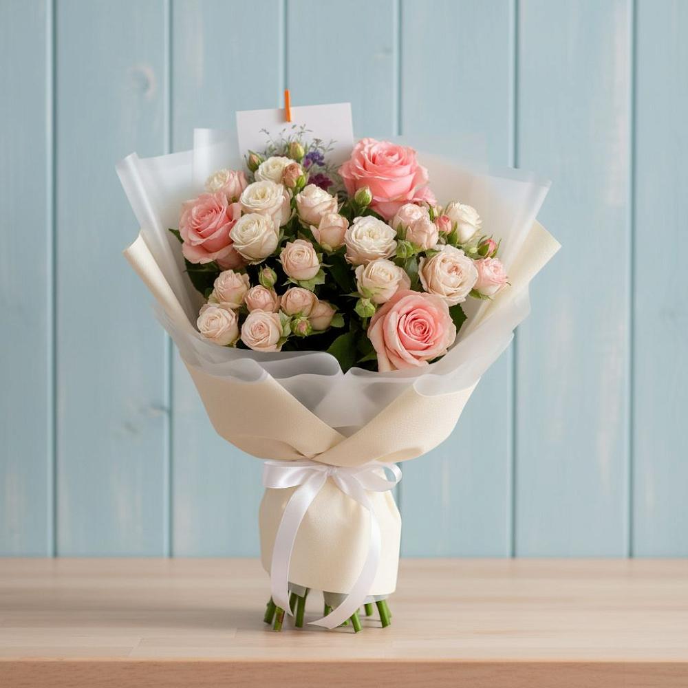 Букет цветов из: Розы в Северный