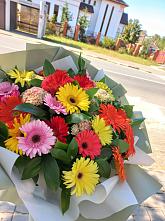 Букет цветов из:  Герберы #REPLACE_PRED# Северный