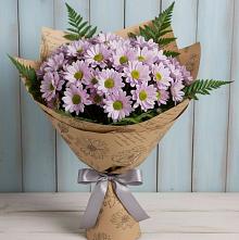 Букет цветов из:  Хризантемы в Северный
