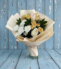 Букет цветов из:  Розы и Хризантемы в Северный