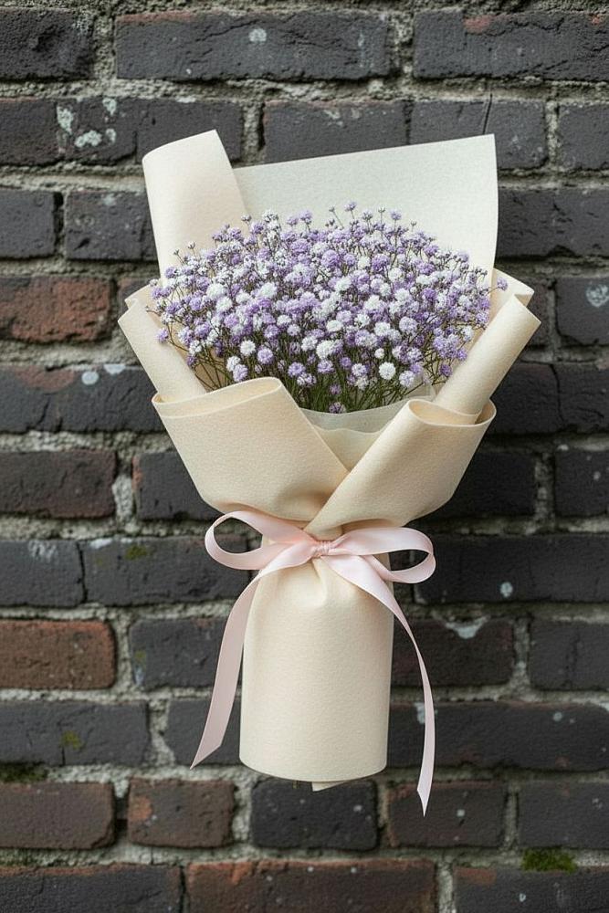 Букет цветов из: Гипсофила в Северный