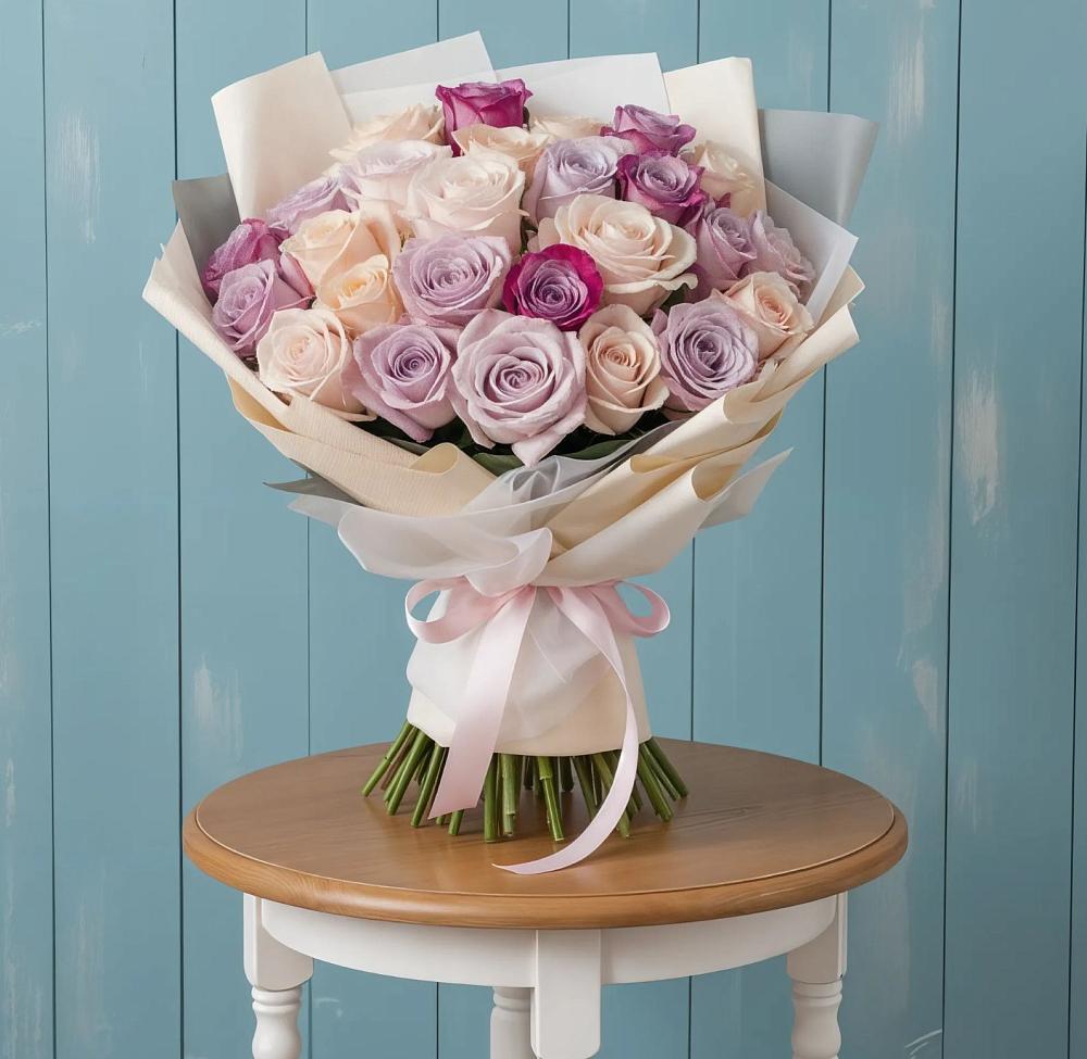 Букет цветов из: Розы в Северный