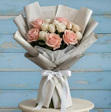 Букет цветов из:  Розы #REPLACE_PRED# Северный