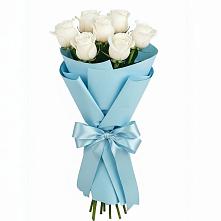 Букет 7 белых роз Проуд #REPLACE_PRED# Северный