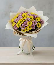 Букет цветов из:  Хризантемы в Северный