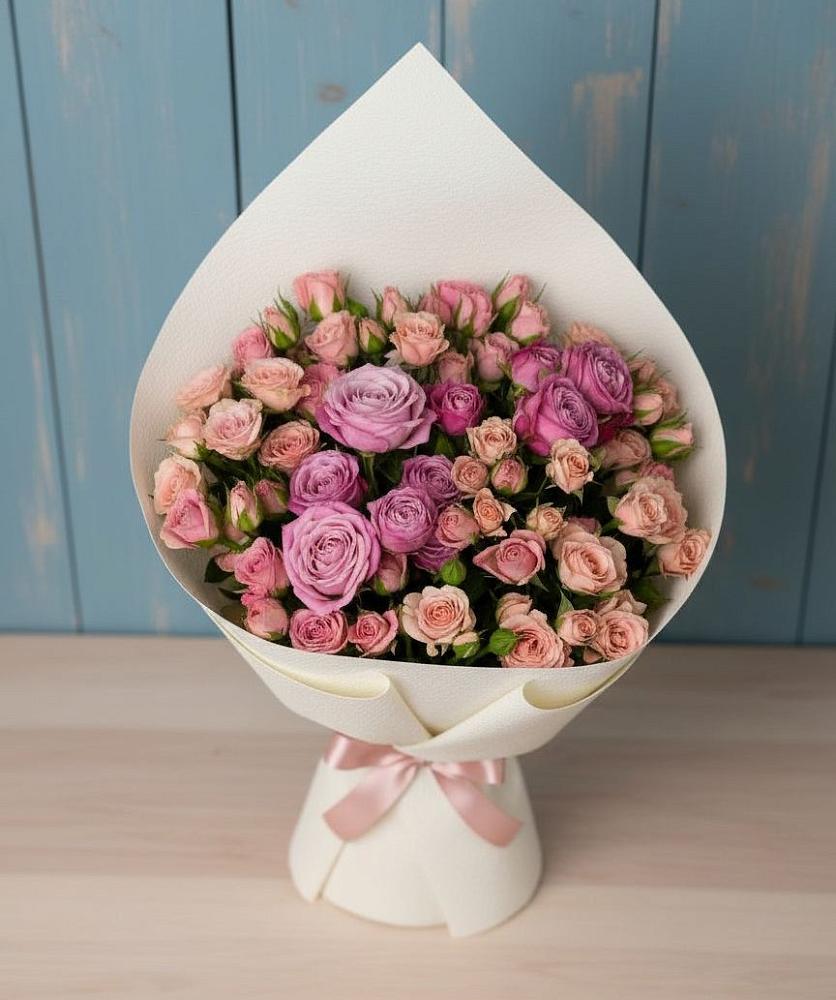 Букет цветов из: Розы в Северный