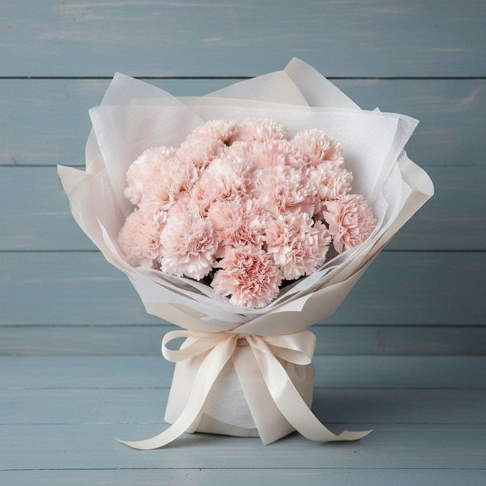 Букет цветов из: Гвоздики в Северный