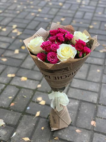Букет цветов из: Розы в Северный