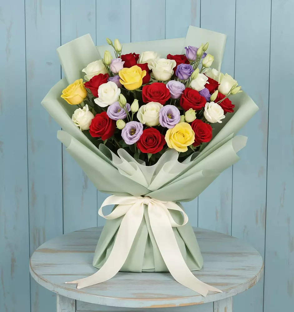 Букет цветов из: Розы в Северный