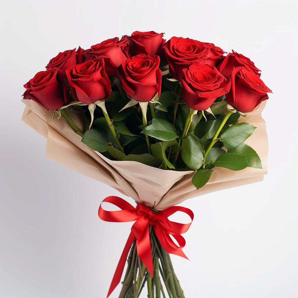 Букет 11 Красных роз Эдлесс Лав в Северный